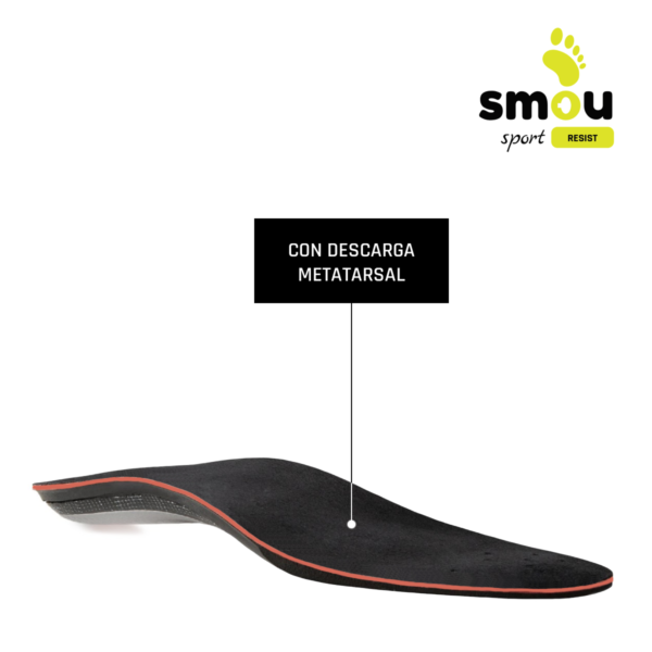 SMOU SPORT RESIST Plantillas Memory Foam Para Deporte Mujer y Hombre| Running-Maratón | Descarga Metatarsal y De Talón | Soporte Del Arco | Amortiguación | Para Zapatillas Deportivas - Imagen 4